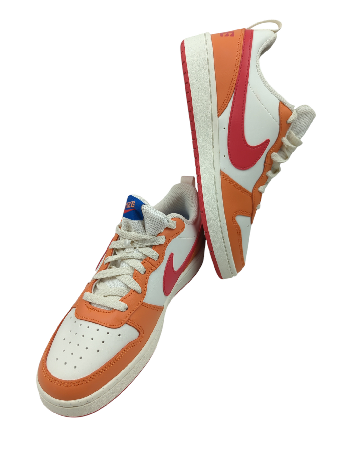 Nike Court Low Blanco / Naranja No 25