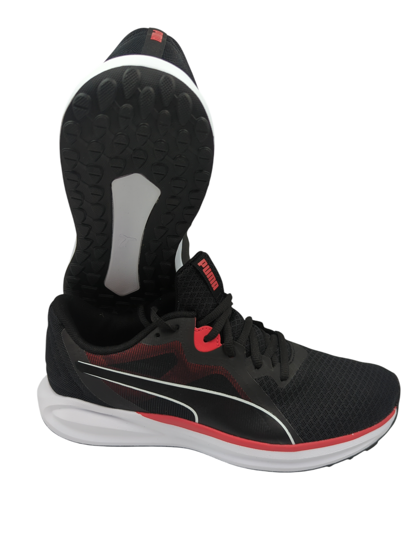 Puma Twitch Runner Training Negro / Rojo No 26