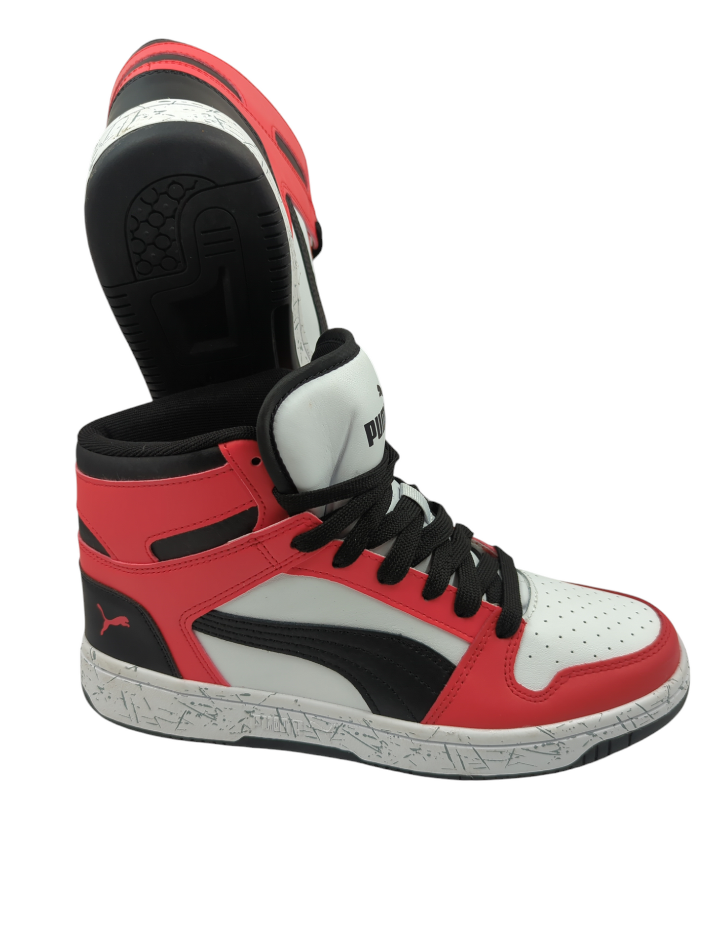 Puma Bota Basketball Retro Casual Rojo / Negro / Blanco No 26