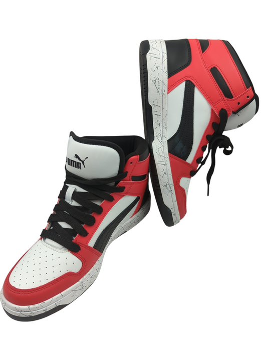Puma Bota Basketball Retro Casual Rojo / Negro / Blanco No 26