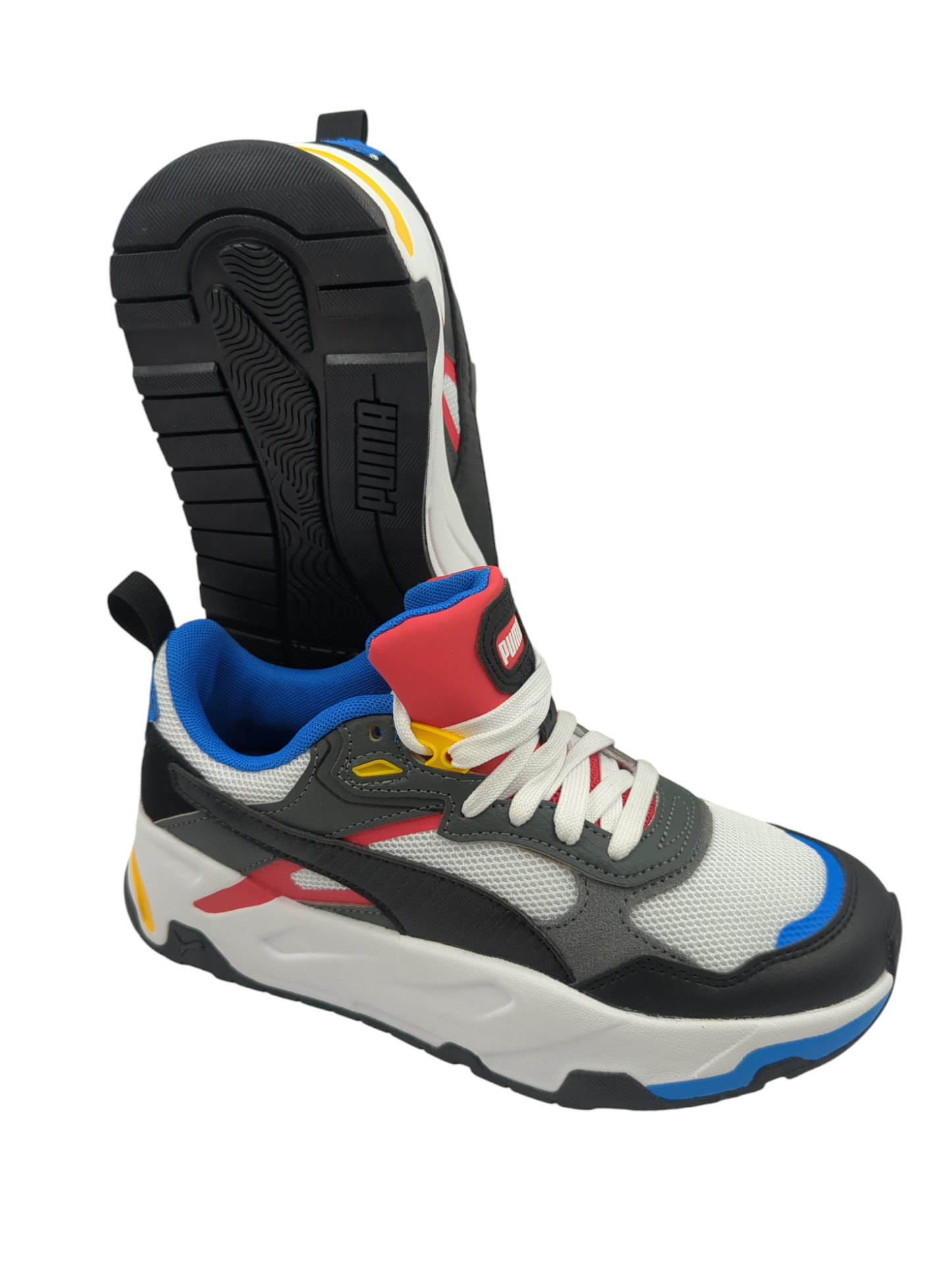 Puma Trinity Casual / Training Blanco / Azul / Rojo / Gris No 22