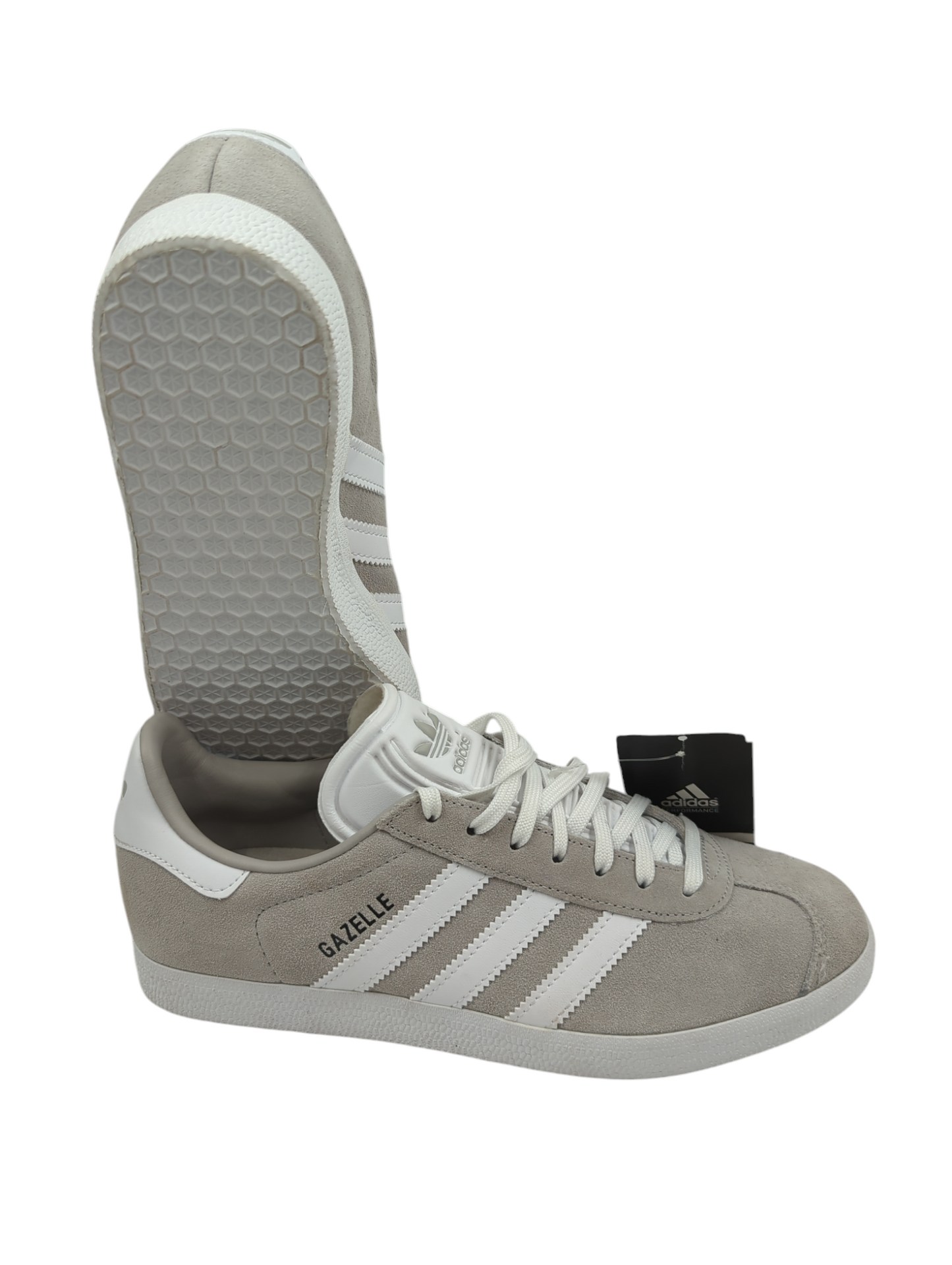 Adidas Gazelle Casual Suede Gris / Blanco No 25