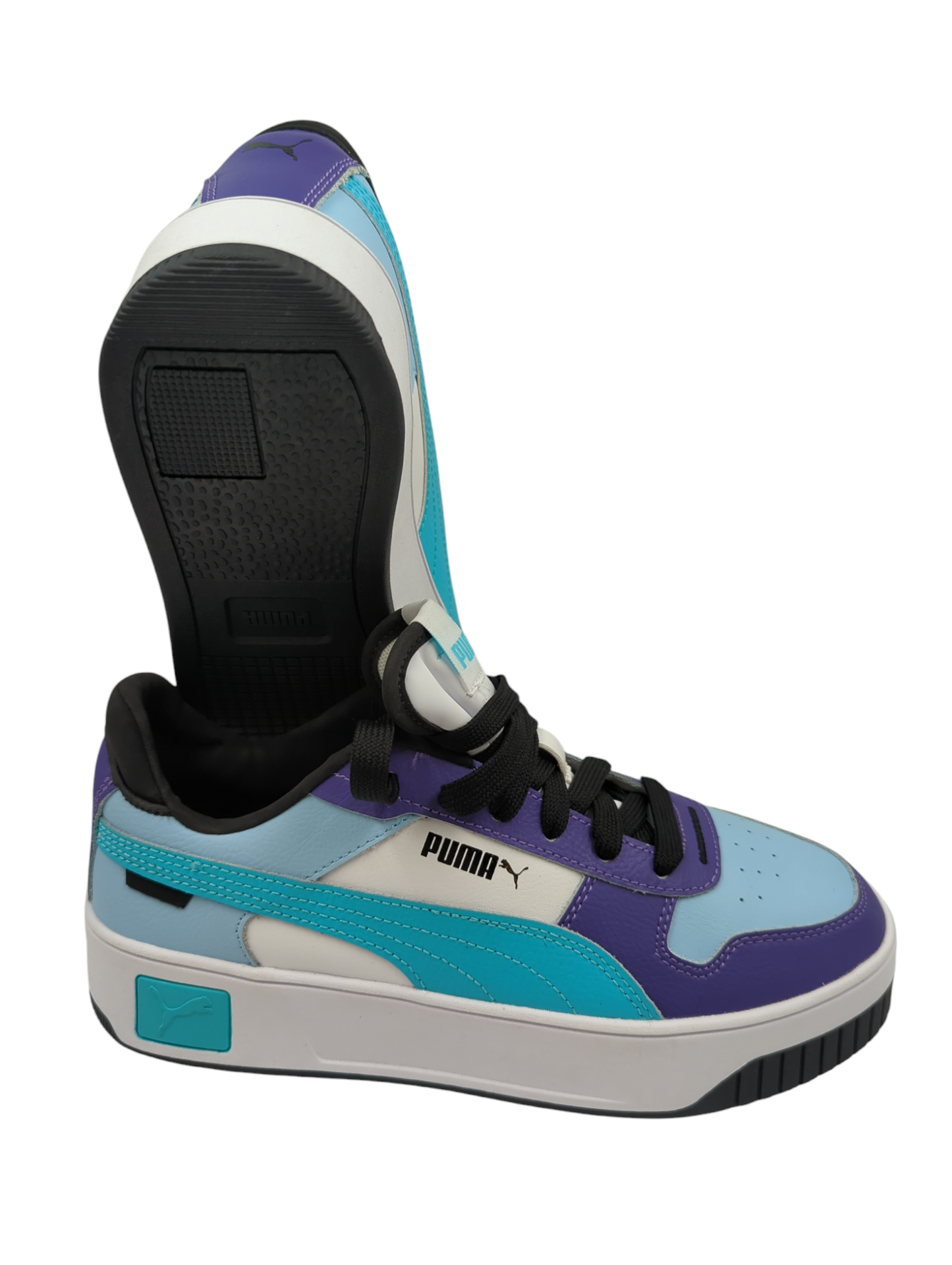 Puma Carina Street Casual Media Plataforma Azul / Morado / Blanco No 24
