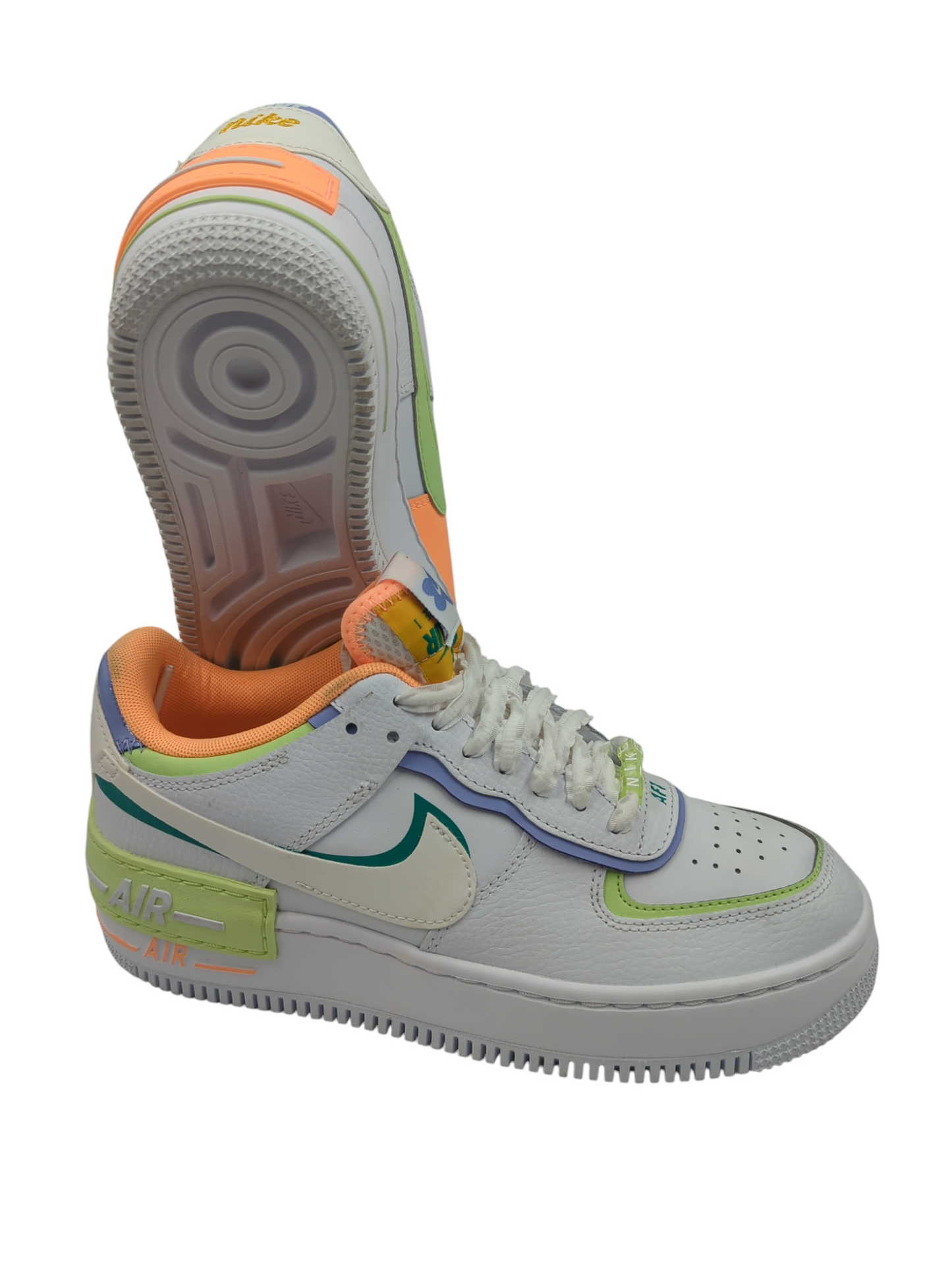 Nike Air Force Shadow Edición Especial Blanco / Colores No 24.5