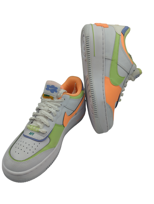 Nike Air Force Shadow Edición Especial Blanco / Colores No 24.5