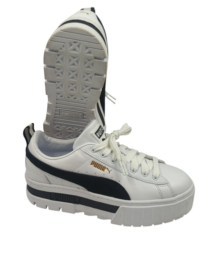 Puma Mayze Plataforma Blanco / Negro No 23.5