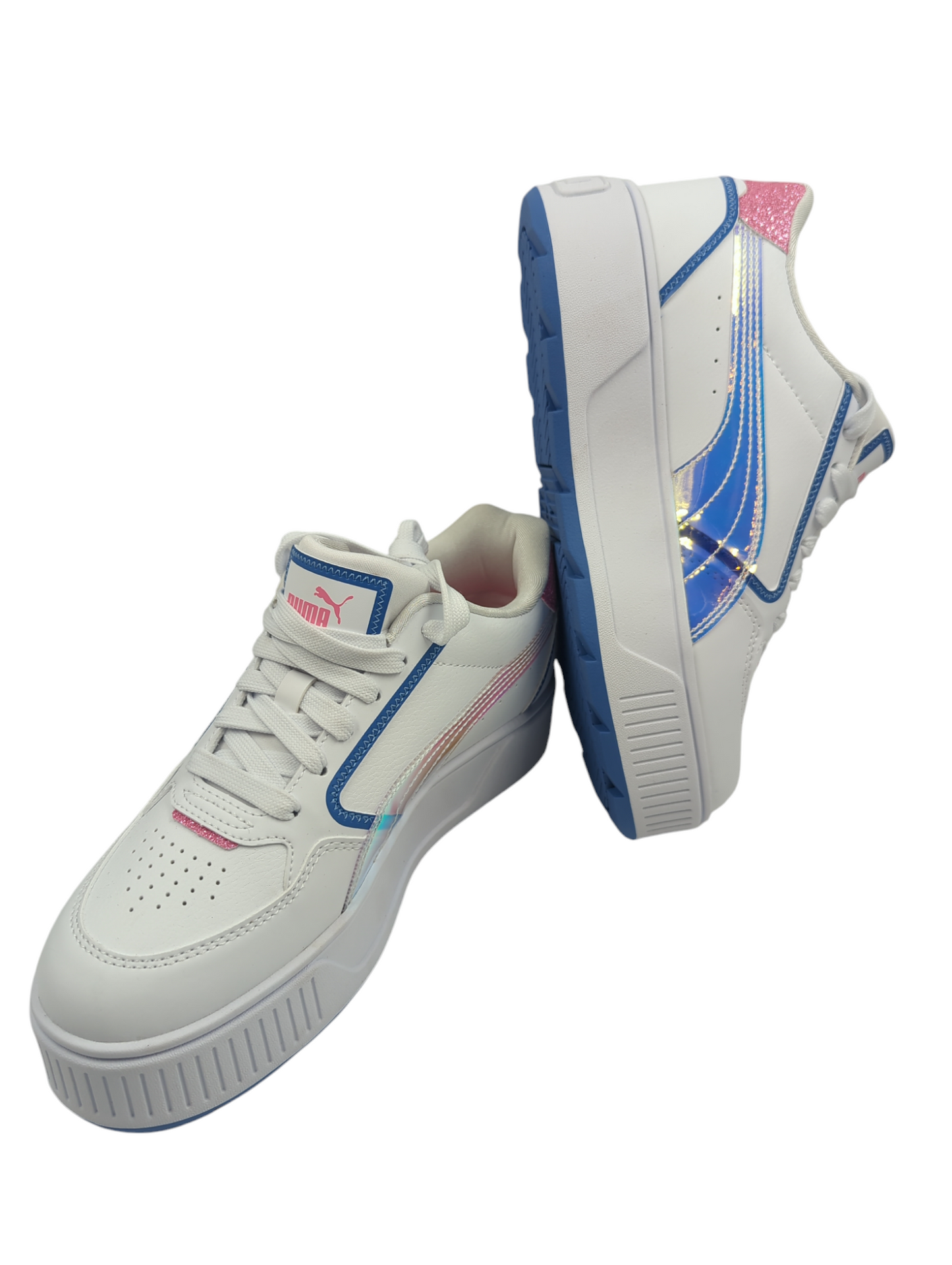 Puma Mayze Plataforma Azul / Rosa / Iridiscente No 23.5