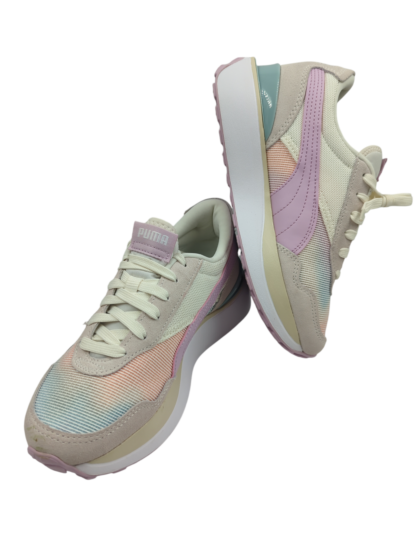 Puma Cruise Rider Casual Media Plataforma Training Beige / Colors No 23