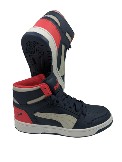 Puma Bota Casual Retro Basketball Azul / Rojo No 23.5