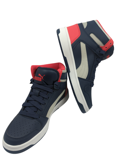 Puma Bota Casual Retro Basketball Azul / Rojo No 23.5