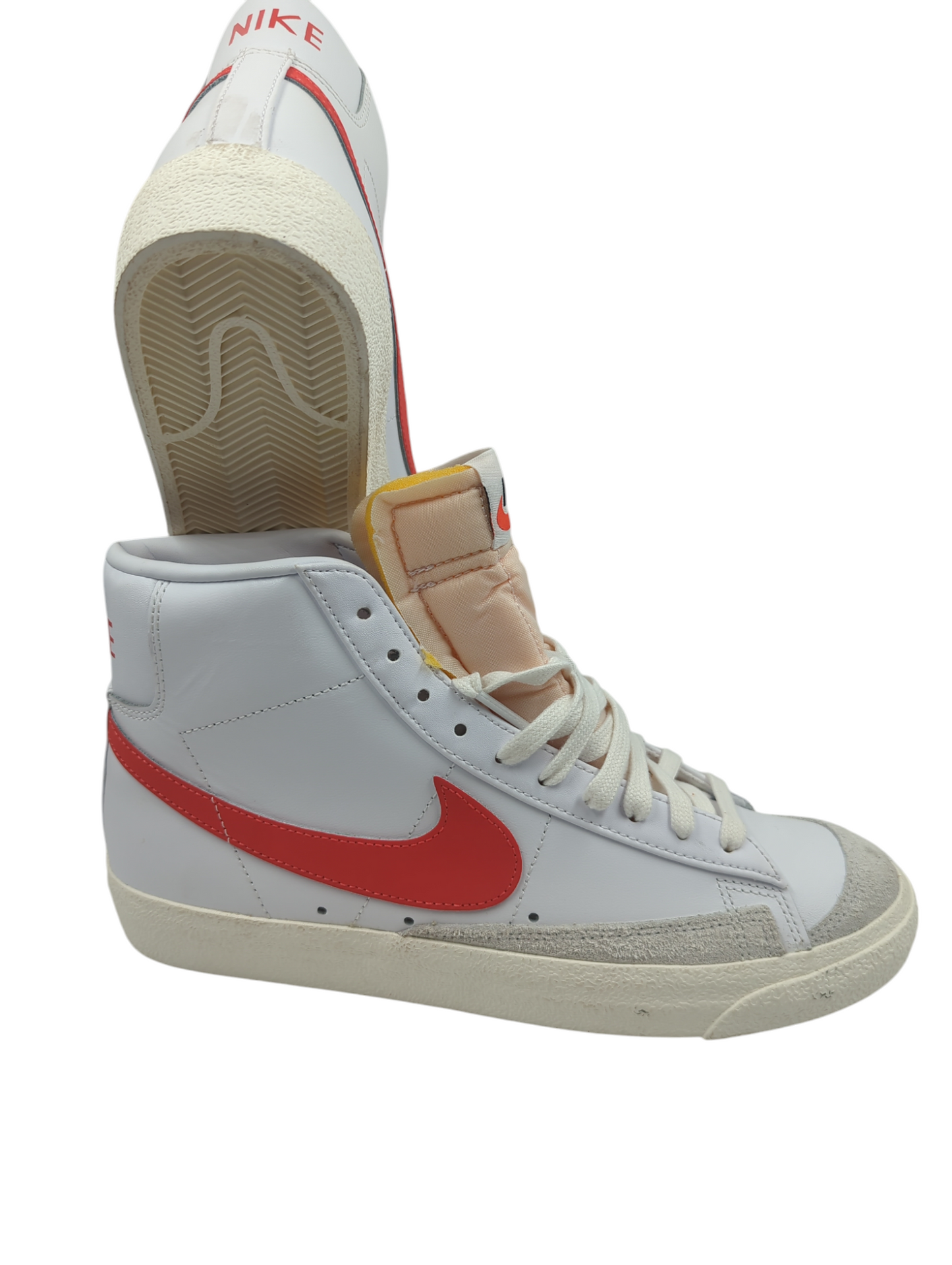 Nike Blazer Bota Casual Blanco / Rojo No 27