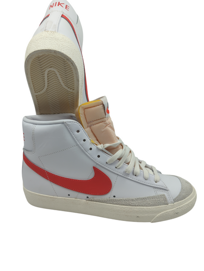 Nike Blazer Bota Casual Blanco / Rojo No 27