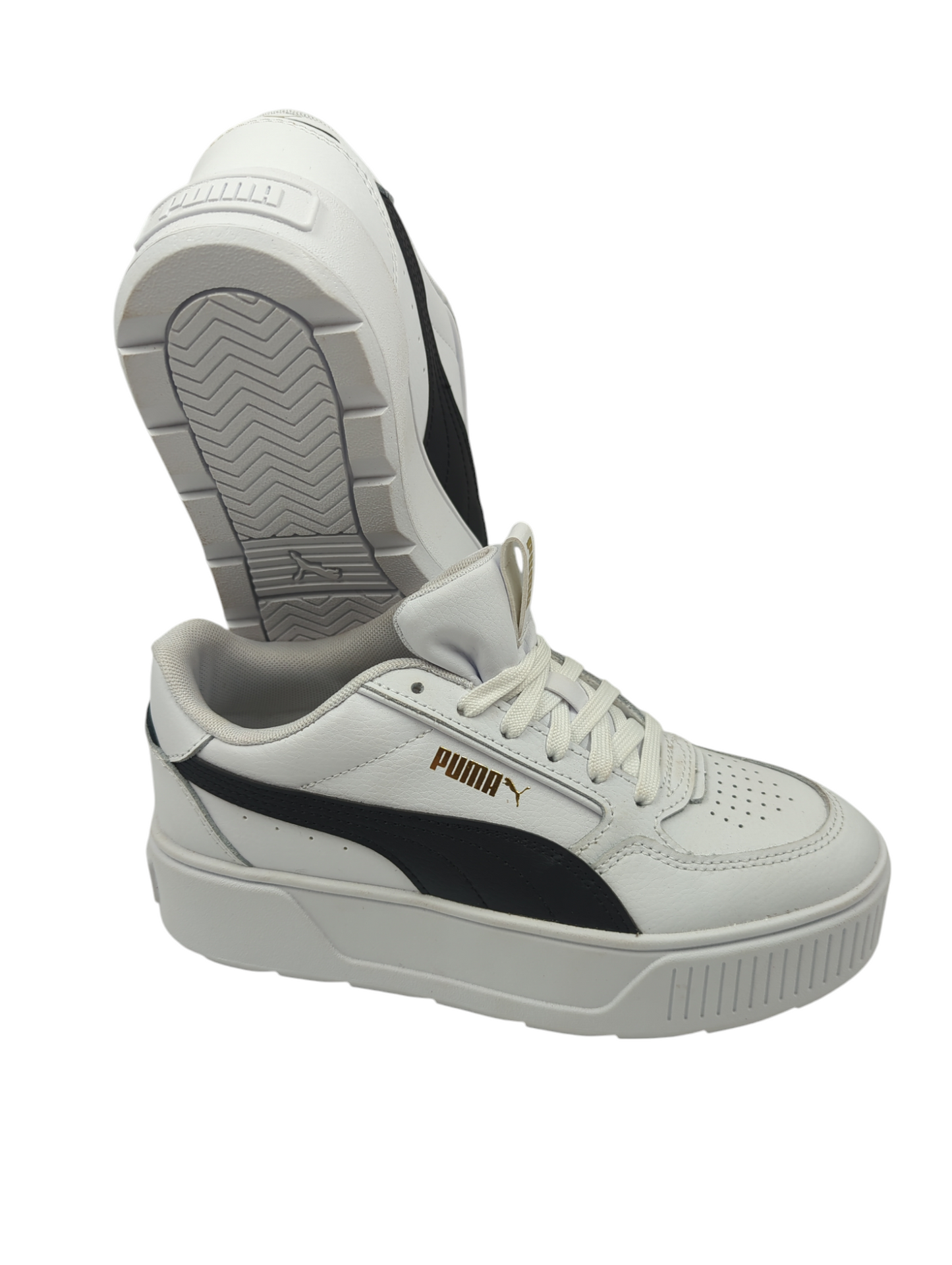 Puma Mayze Plataforma Casual Blanco / Negro No 22