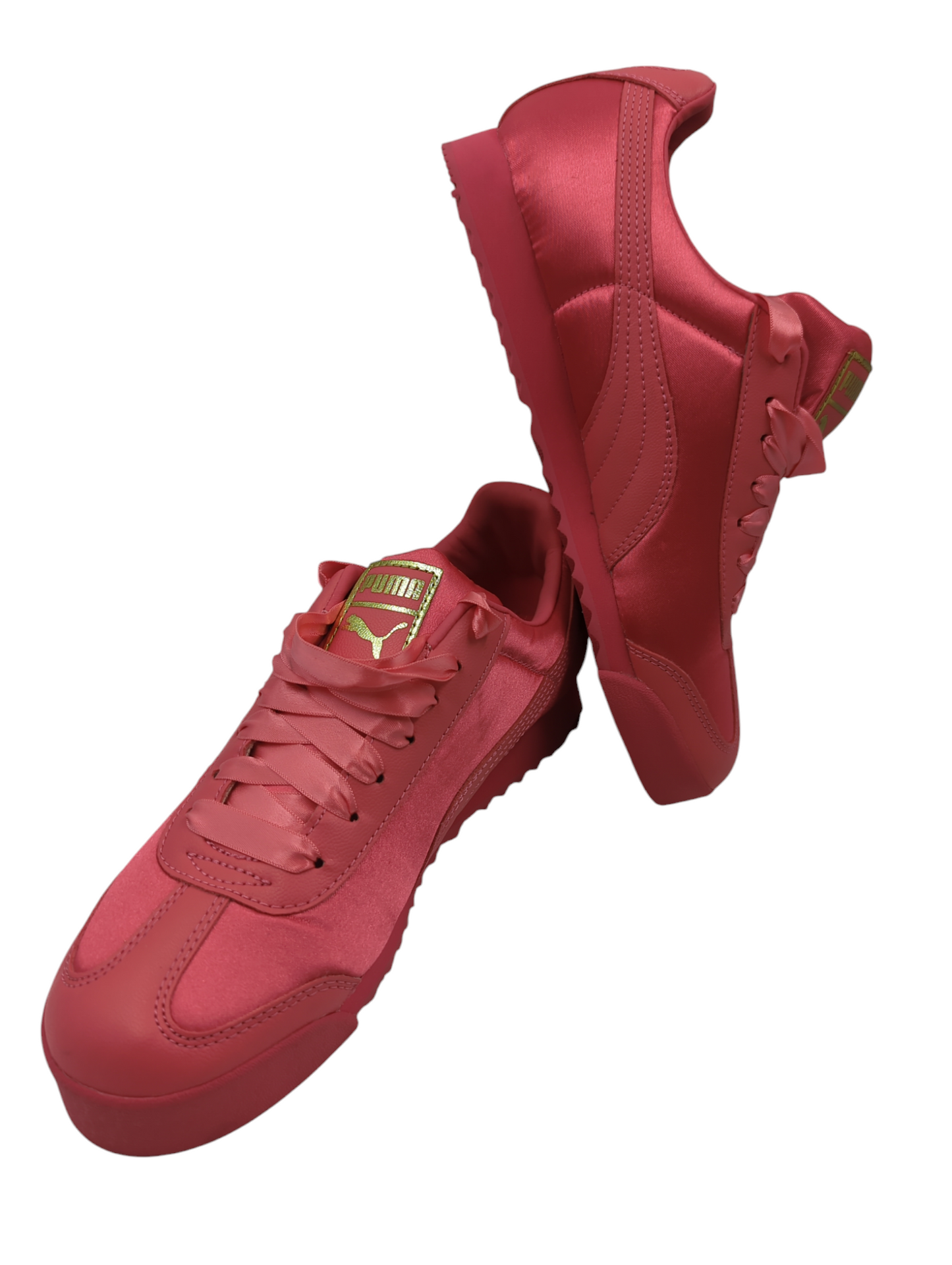 Puma Roma Casual / Training Rosa Tela / Agujetas Liston No 24
