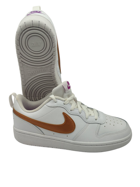 Nike Court Borough Casual Blanco / Bronce No 24.5