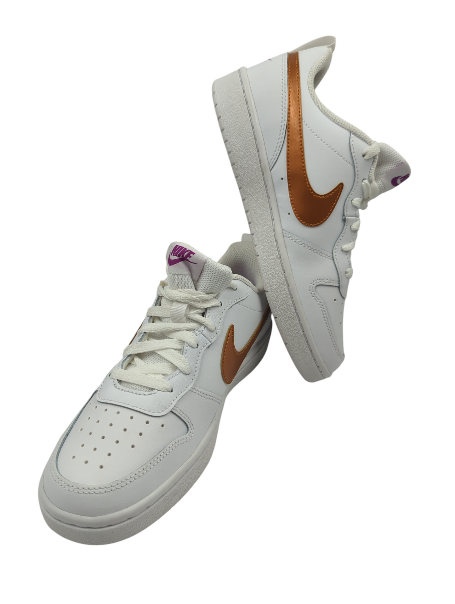 Nike Court Borough Casual Blanco / Bronce No 24.5