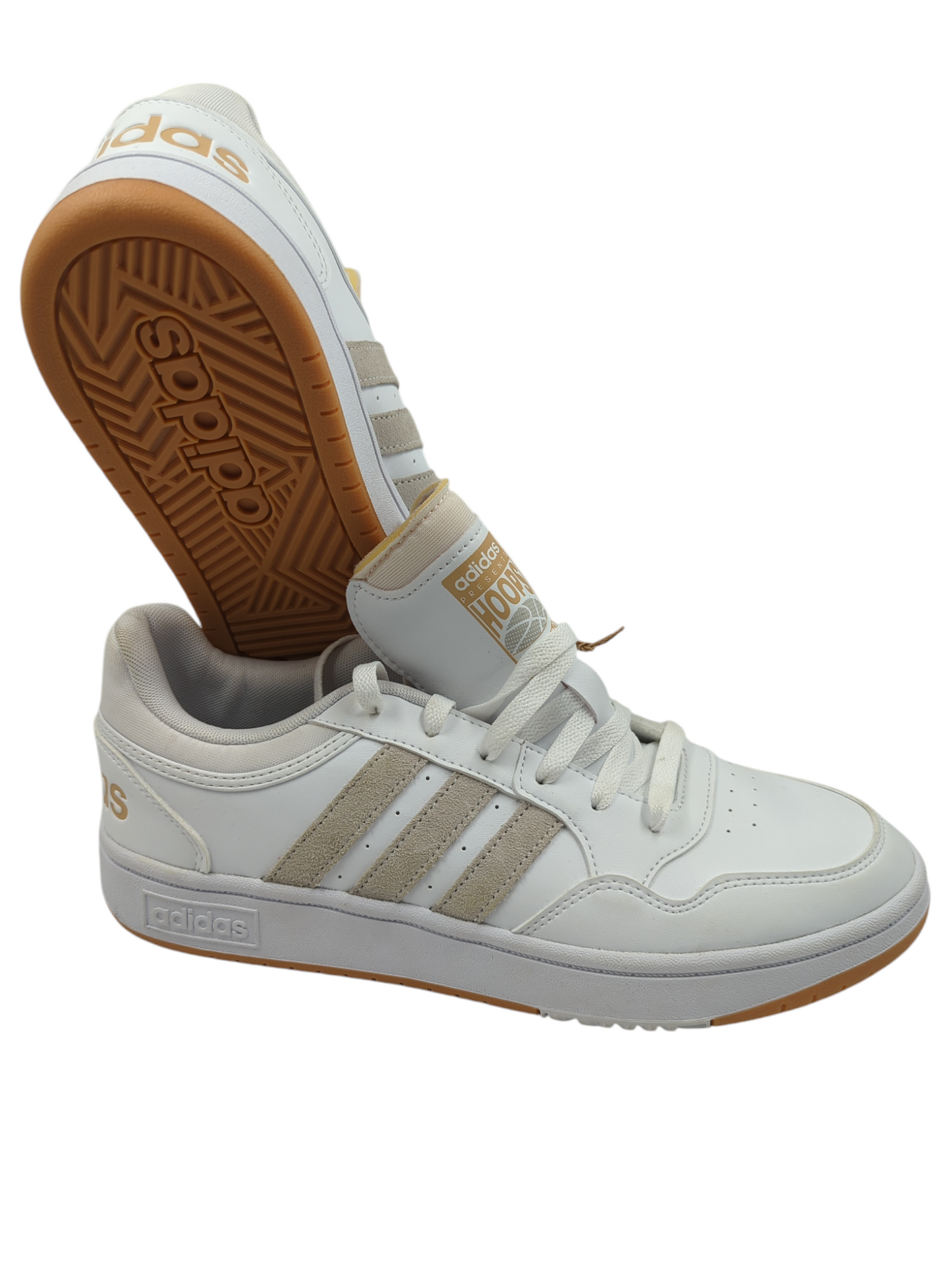 Adidas Hoops Basketball Retro Casual Low Blanco / Gris No 27.5