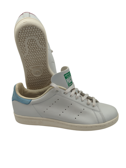 Adidas Stan Smith Casual Piel Blanco / Tonos Rosa y Azul No 27.5
