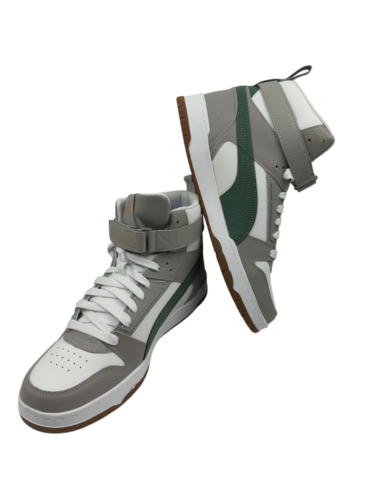 Puma Rbd Game Basketball Casual Retro Gris / Verde No 27.5