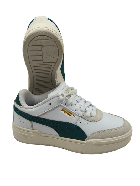 Puma Ca Pro Sport Casual Blanco / Verde / Suede No 23.5