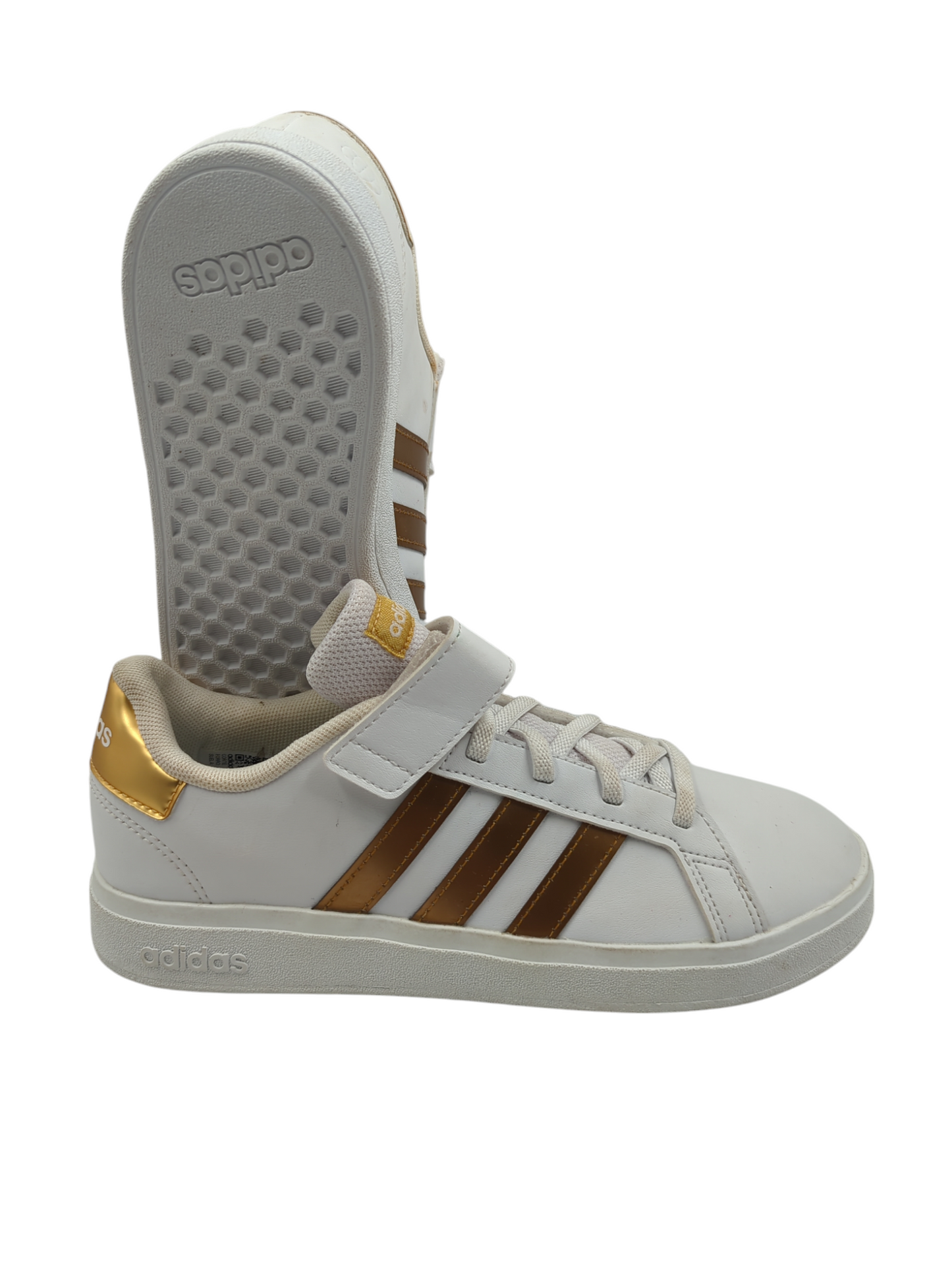 Adidas Casual Blanco / Dorado Broche No 23.5