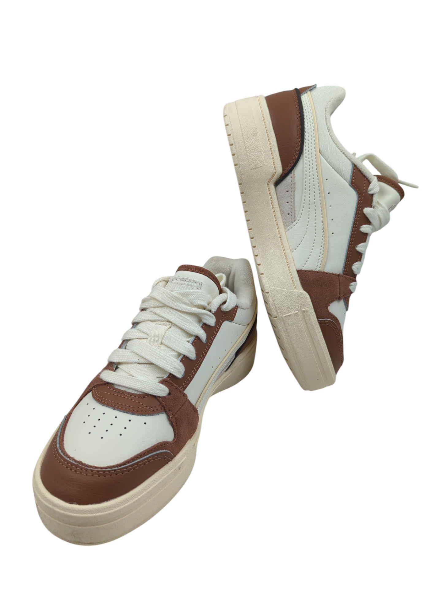 Puma Ca Pro Lux Casual Media Plataforma Cafe / Blanco / Crema No 24