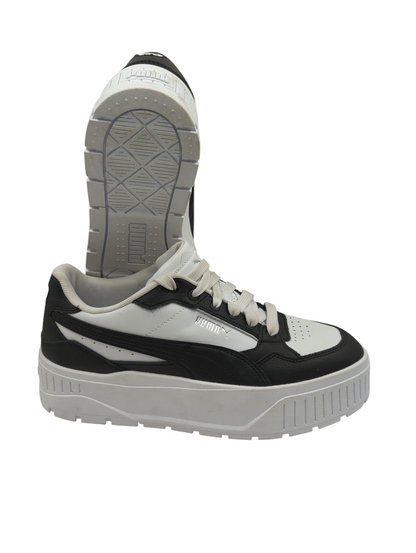 Puma Mayze Plataforma Casual Piel Blanco / Negro No 24.5