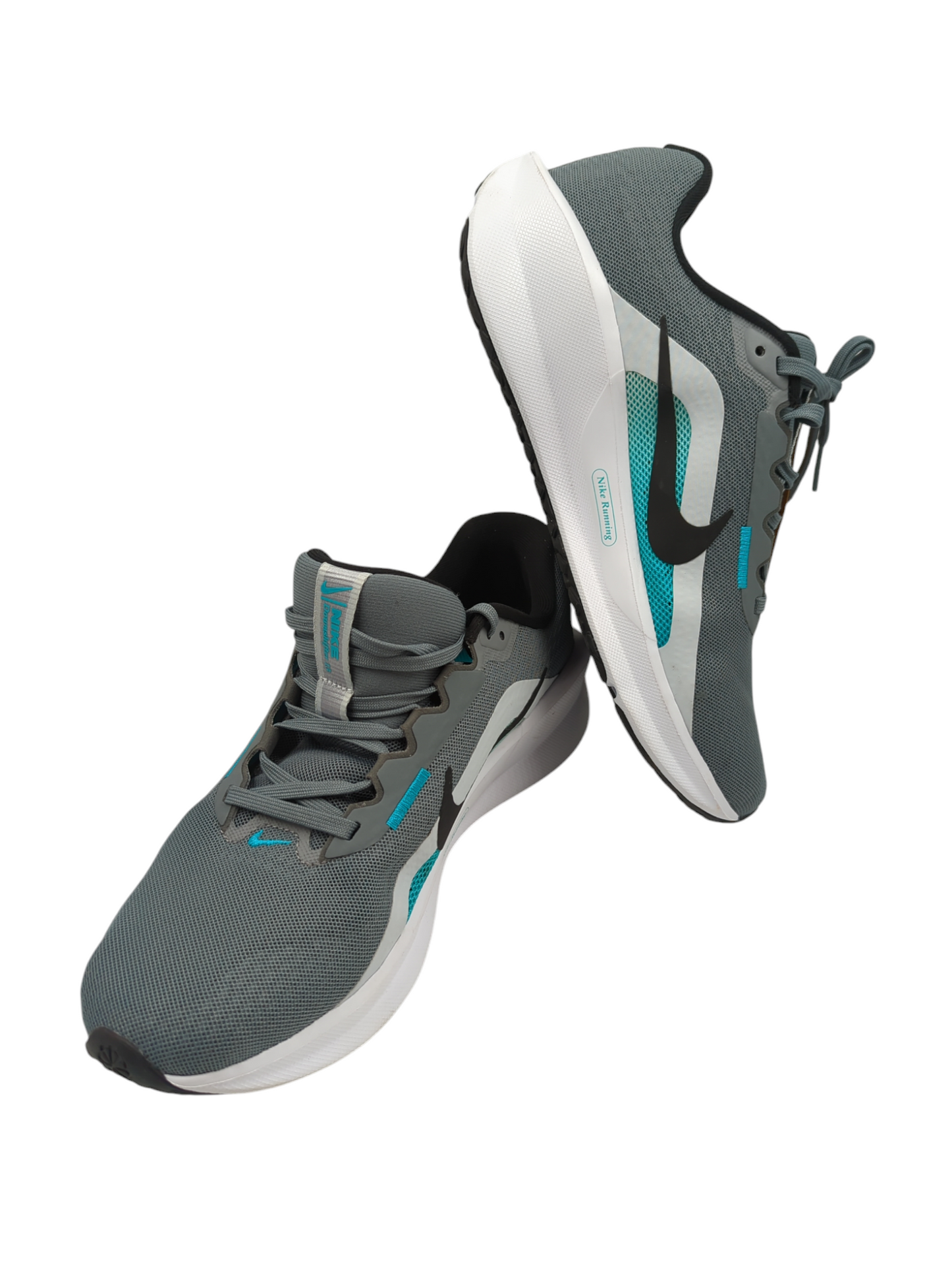 Nike DownShifter 13 Running Gris / Blanco / Azul No 26.5