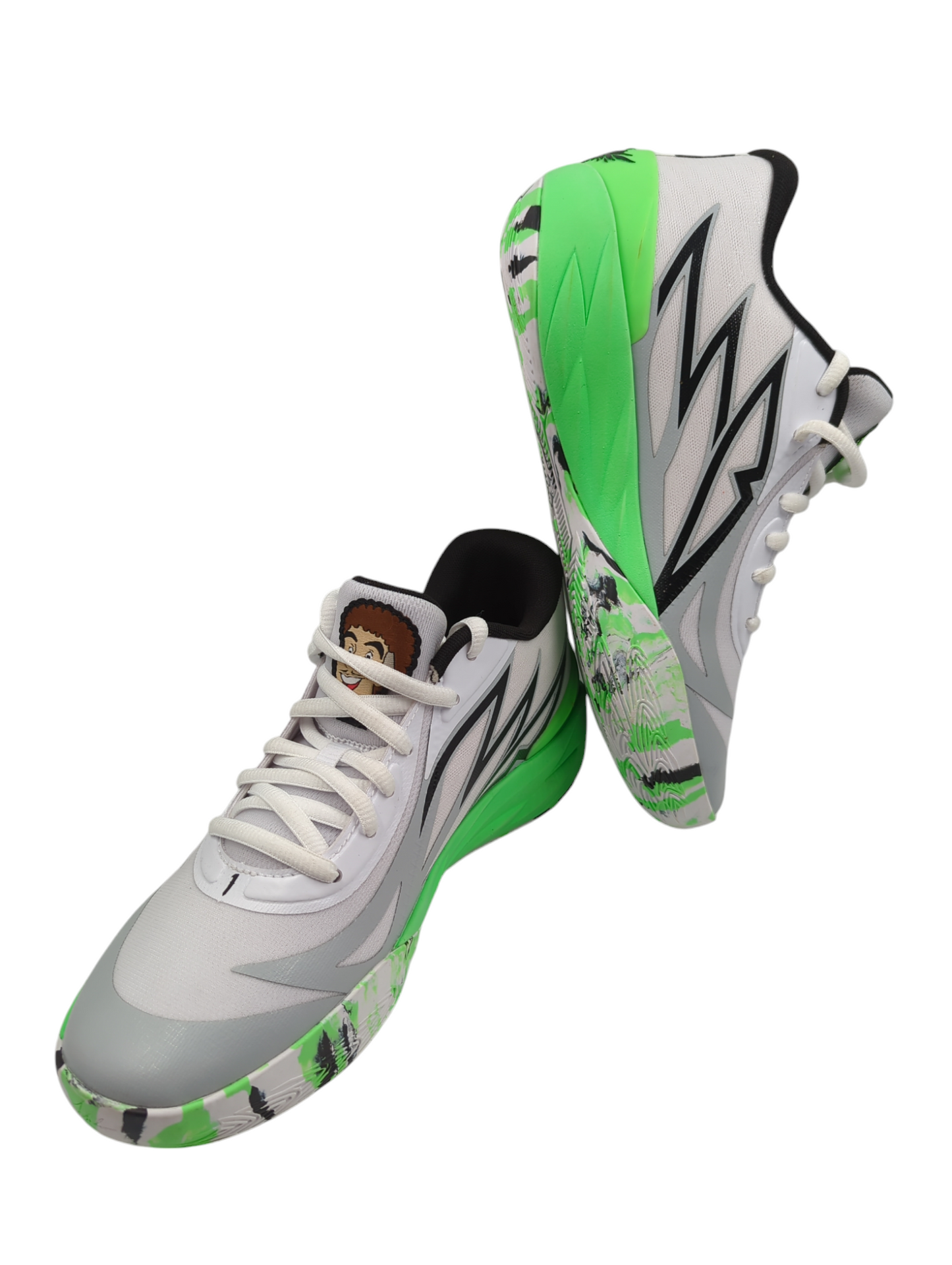 Puma La Mello Basketball MB 02 Blanco / Verde / Negro No 27