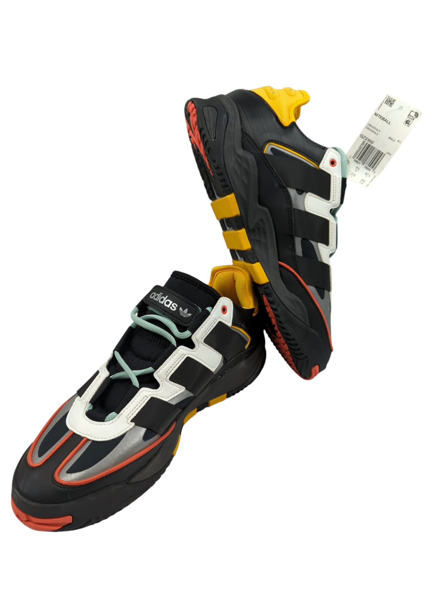 Adidas Niteball Casual Basketball Low Negro / Amarillo / Blanco No 27