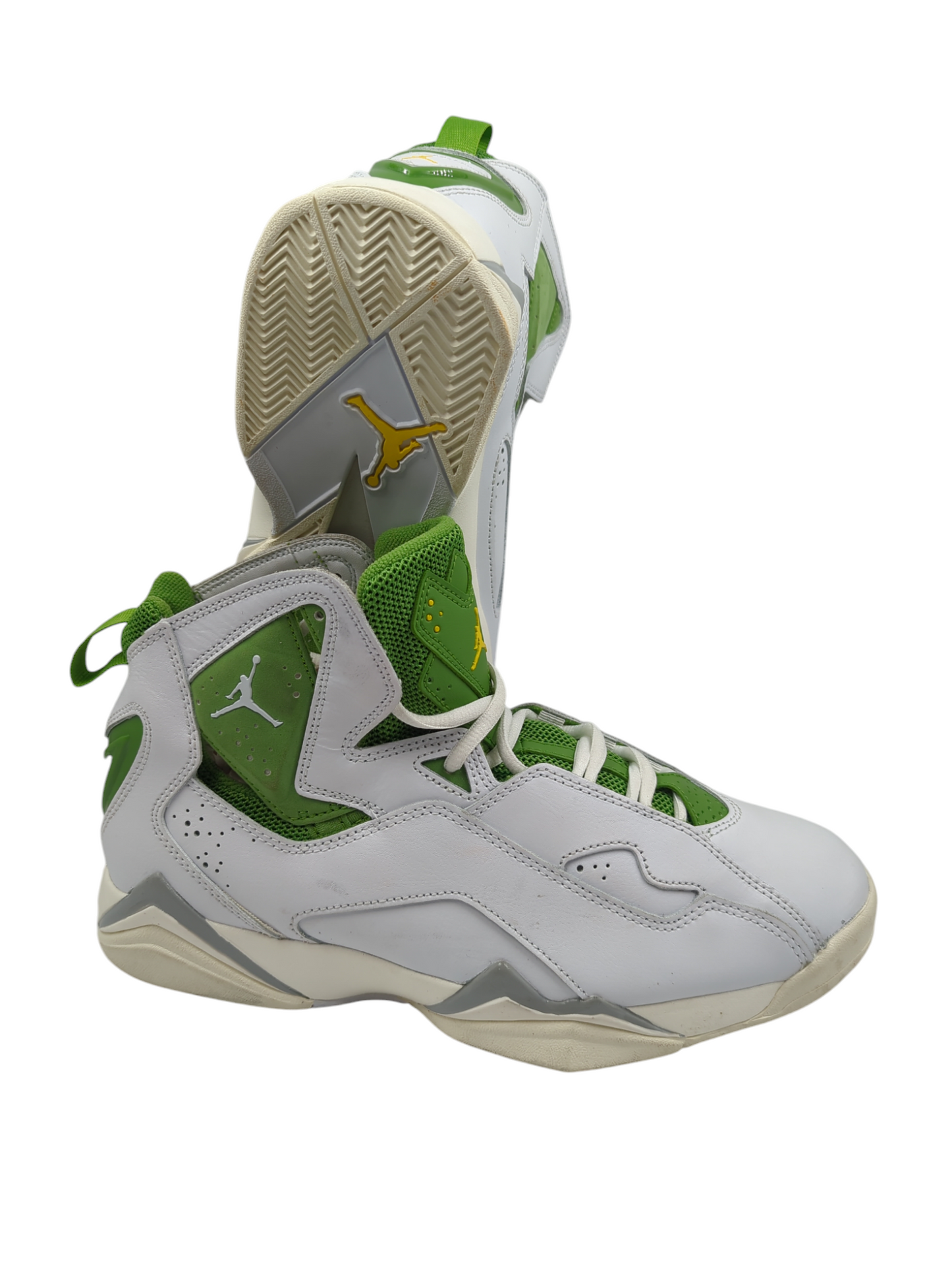 Jordan True Flight Basketball Pro Blanco / Verde No 27