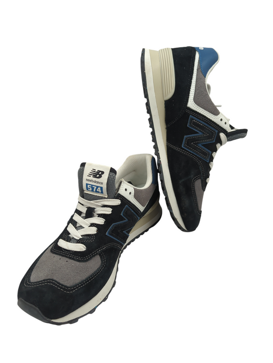 New Balance 574 Casual / Sport Negro / Azul / Gris No 25