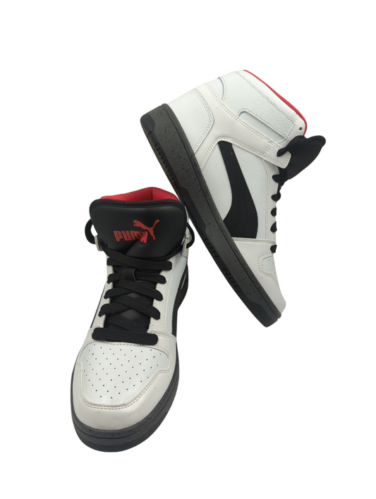 Puma Bota Retro Casual Blanco / Negro / Rojo No 27