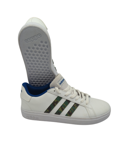 Adidas Basic Casual Blanco / Lineas Camuflaje No 25