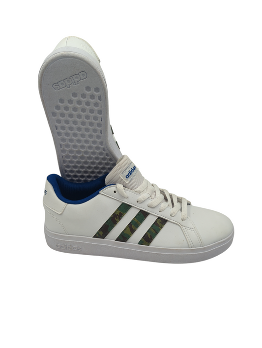 Adidas Basic Casual Blanco / Lineas Camuflaje No 25