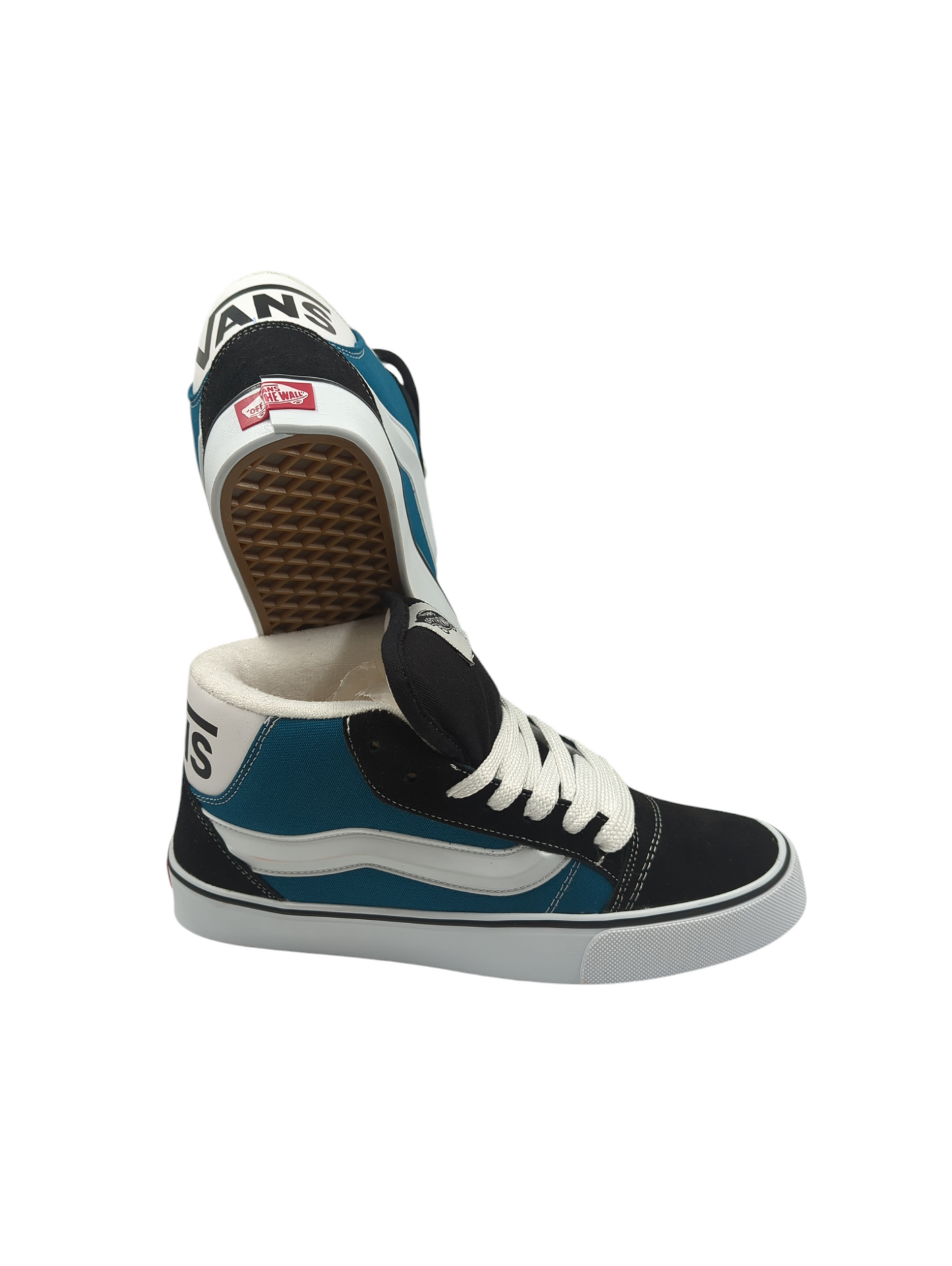Vans Knu Skool Bota Casual / Skate Azul / Negro / Blanco No 26