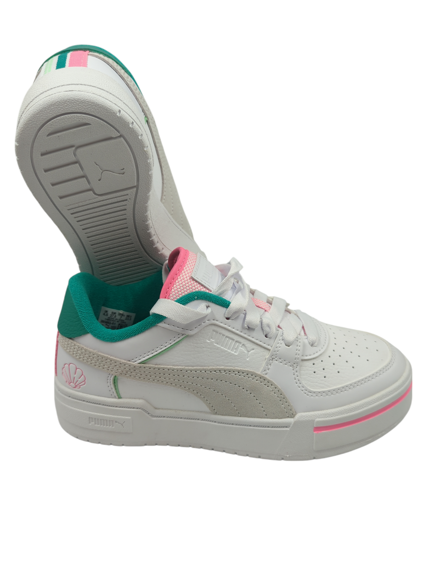 Puma Ca Pro Retro Resort Casual Blanco / Gris / Rosa / Verde No 23.5