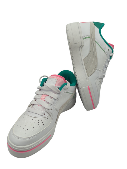 Puma Ca Pro Retro Resort Casual Blanco / Gris / Rosa / Verde No 23.5