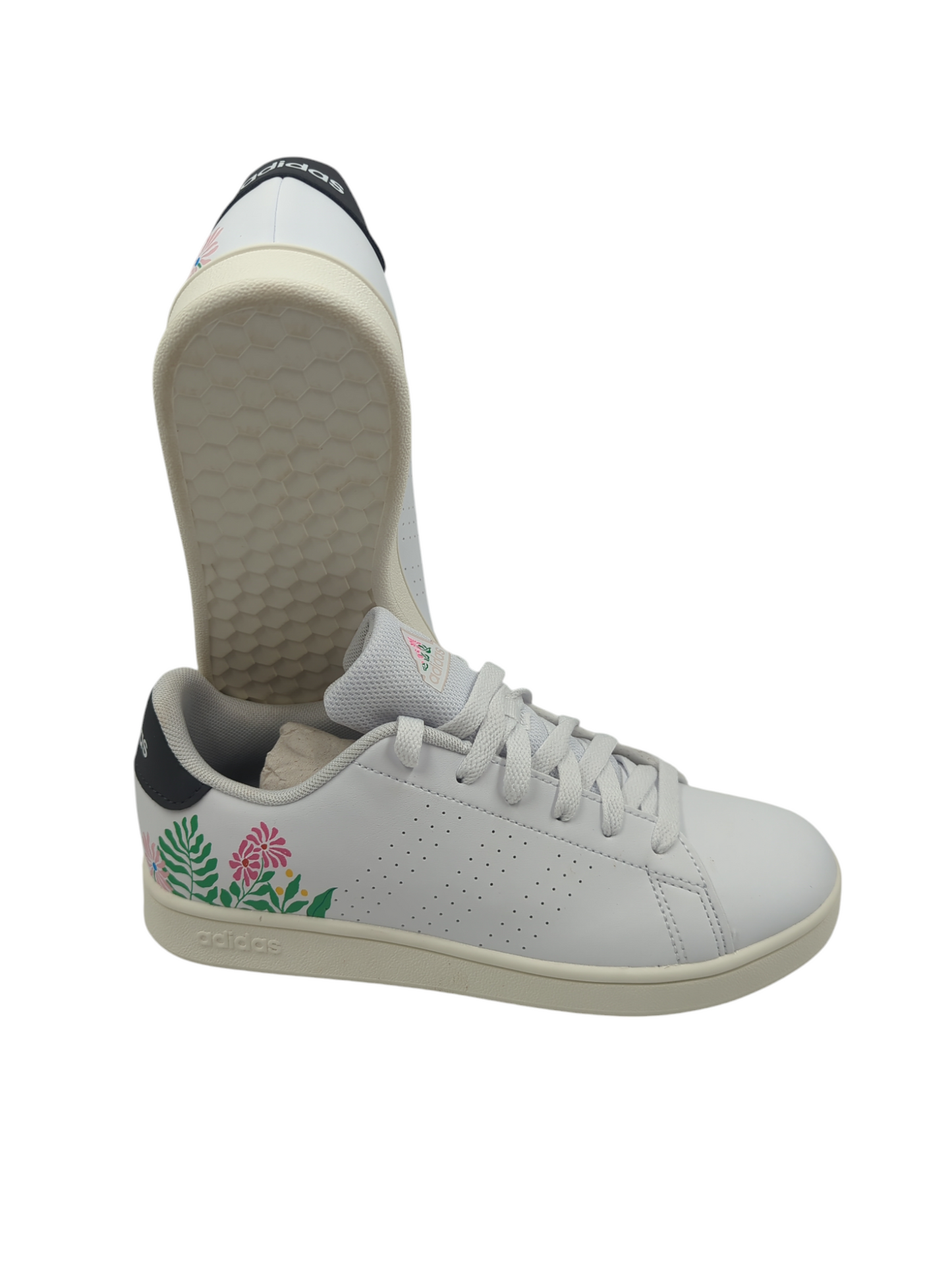 Adidas Court Advantage Floral Casual Blanco / Flores No 23