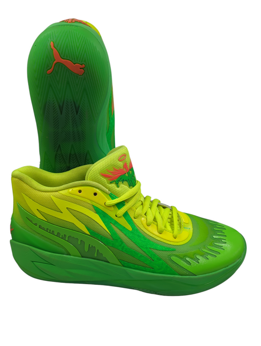 Puma MELO Basketball Nickelodeon Slime Verde No 28.5