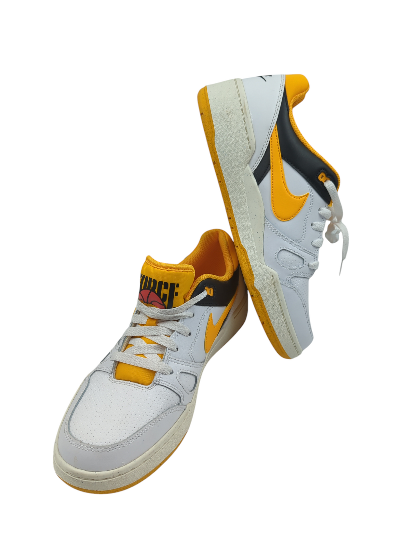 Nike Full Force Casual Blanco / Amarillo / Negro No 26.5