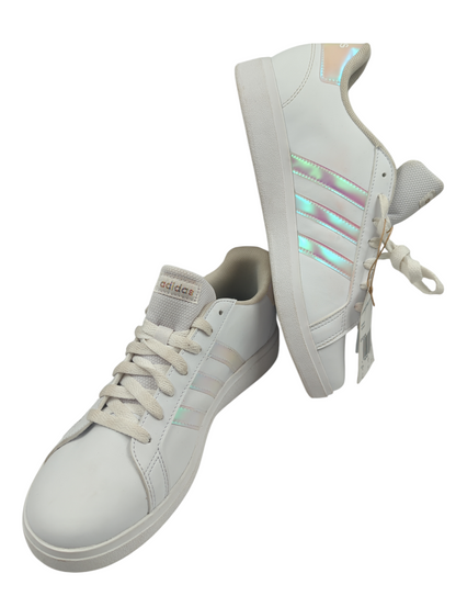 Adidas Grand Court Casual Blanco / Iridiscente Rosa No 25.5