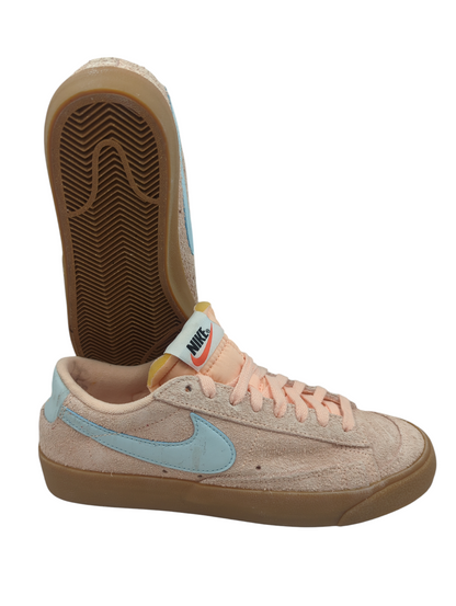Nike Blazer Low 77 Retro Casual Rosa / Blanco No 25