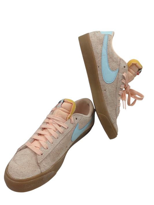 Nike Blazer Low 77 Retro Casual Rosa / Blanco No 25