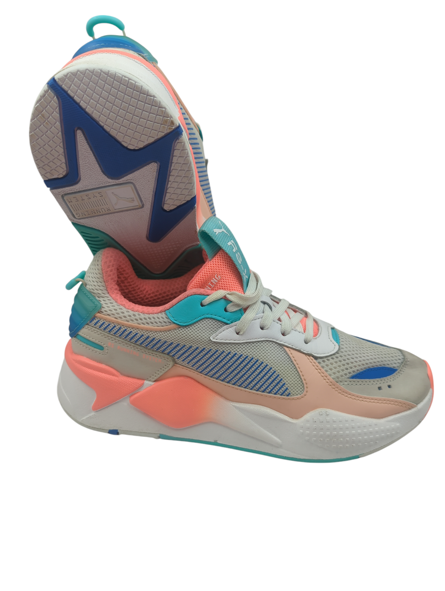 Puma RSX Training / Running Naranja / Verde / Gris No 26.5