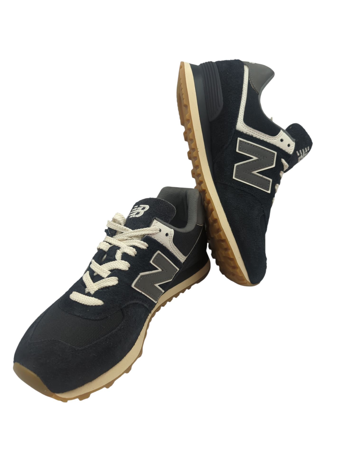 New Balance 574 Casual Sport Gamusa Azul / Blanco No 27
