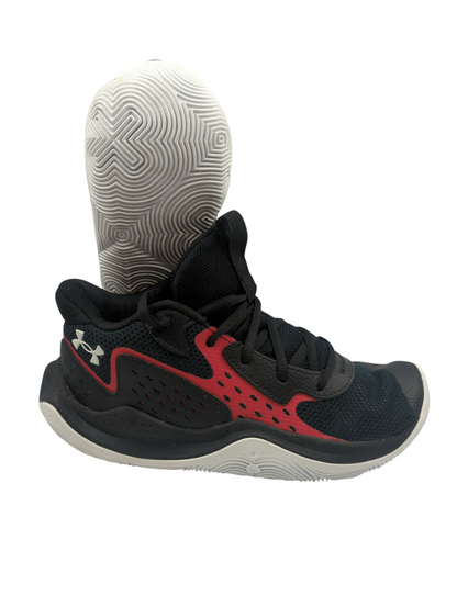 Armour Basketball Jet Black Negro Rojo No 23.5