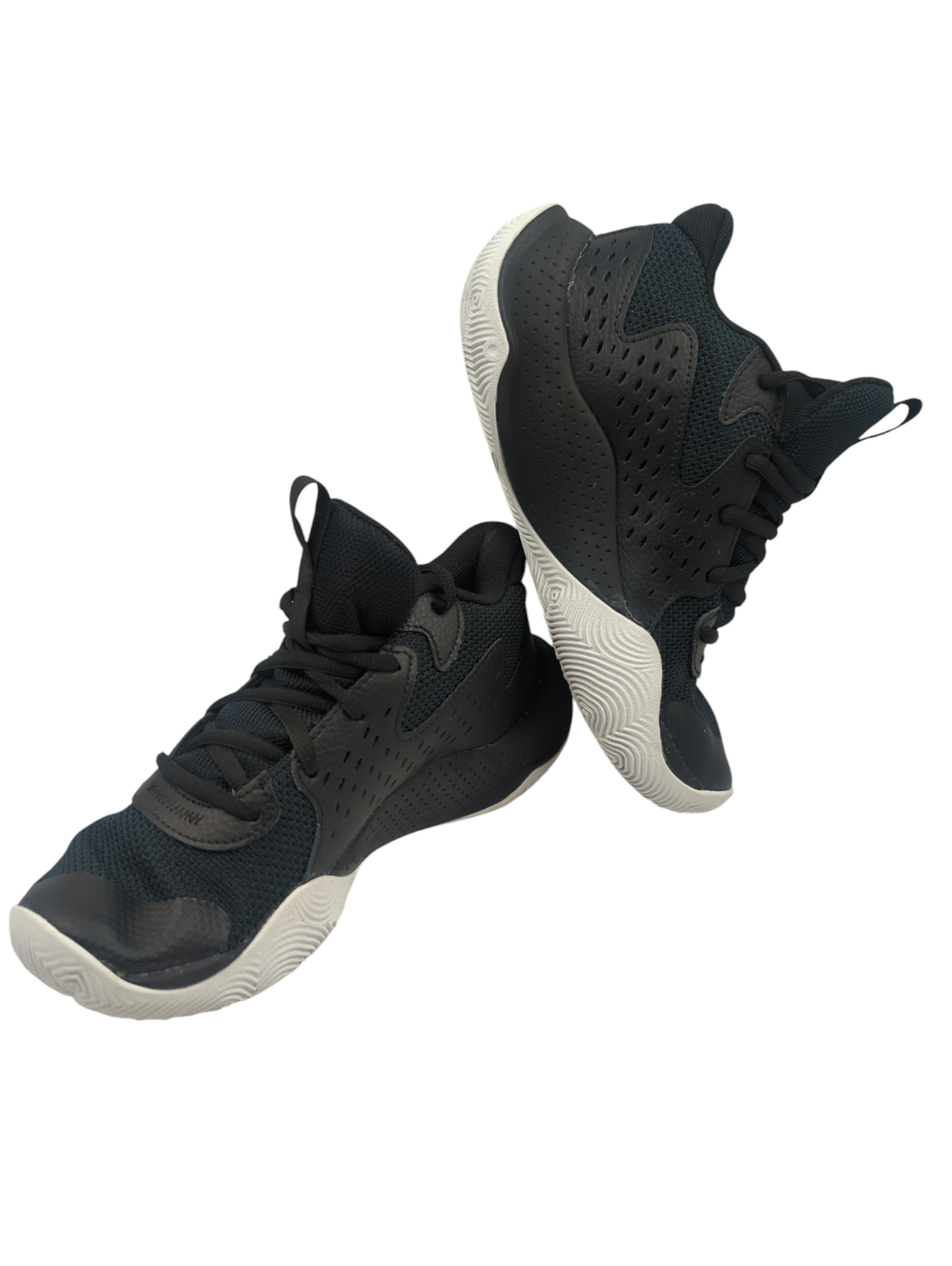 Armour Basketball Jet Black Negro Rojo No 23.5