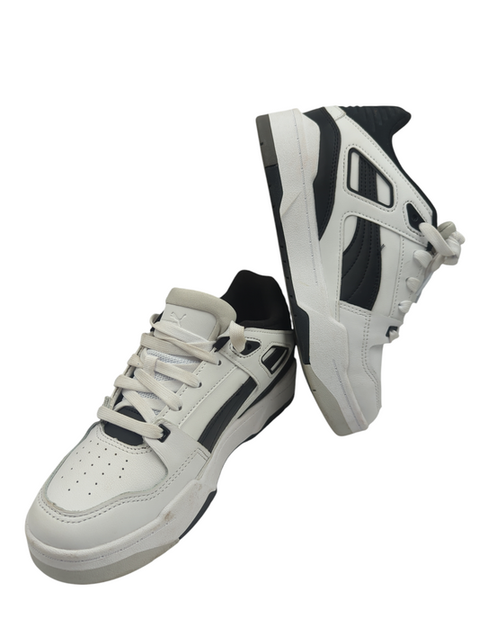 Puma Slipstream Casual Blanco Negro Piel No 24
