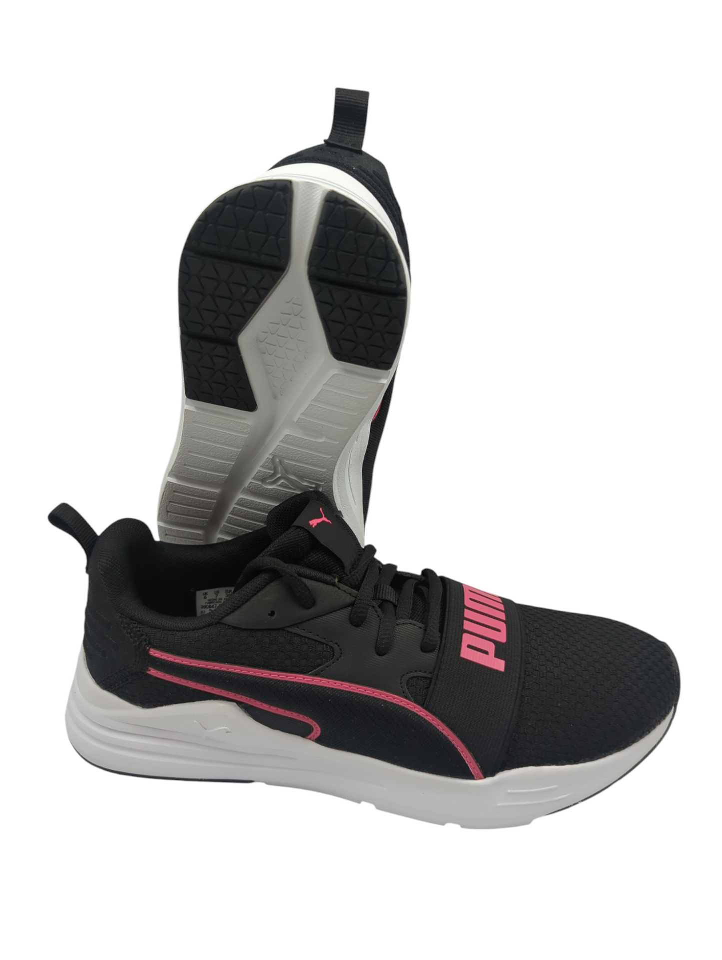 Puma Training Wired Run Pure Negro / Rosa No 25